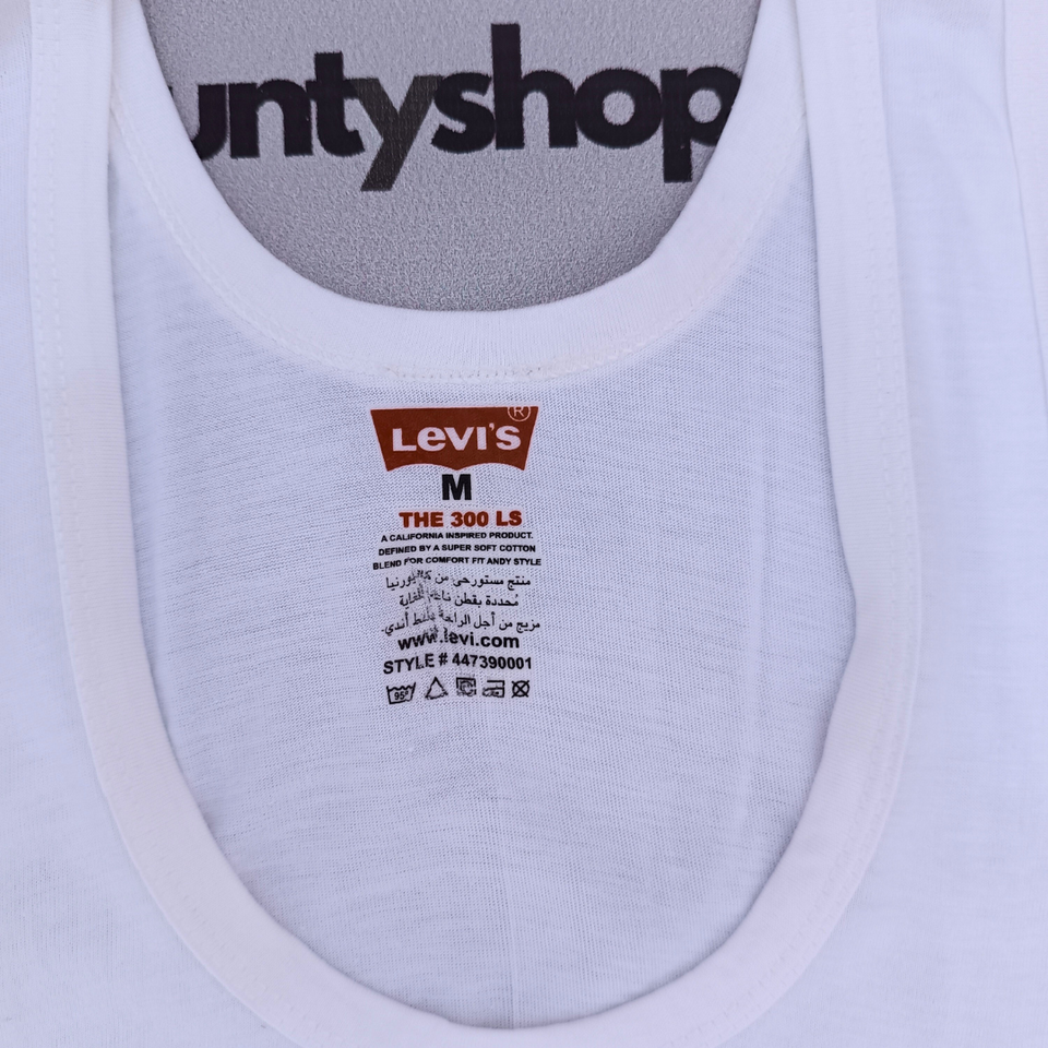 Vest White LVS Pack of 2